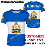 honduras t shirt diy free custom made name number hat t shirt nation flags hn country print photo logo honduran spanish clothing