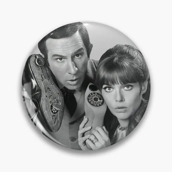 

Настраиваемая мягкая булавка-брошь на булавке с кнопкой «получите Smart Duo Agent 99 на телефон», креативная булавка на лацкан, ювелирная брошь на в...