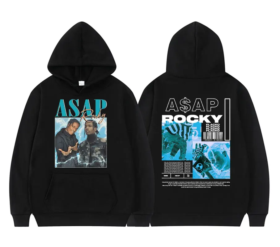 

Awesome Hip Hop Rapper Asap Rocky Graphics Print Hoodie Men Women Fashion Harajuku Retro Classic Hoodies Sweatshirt Streetwear