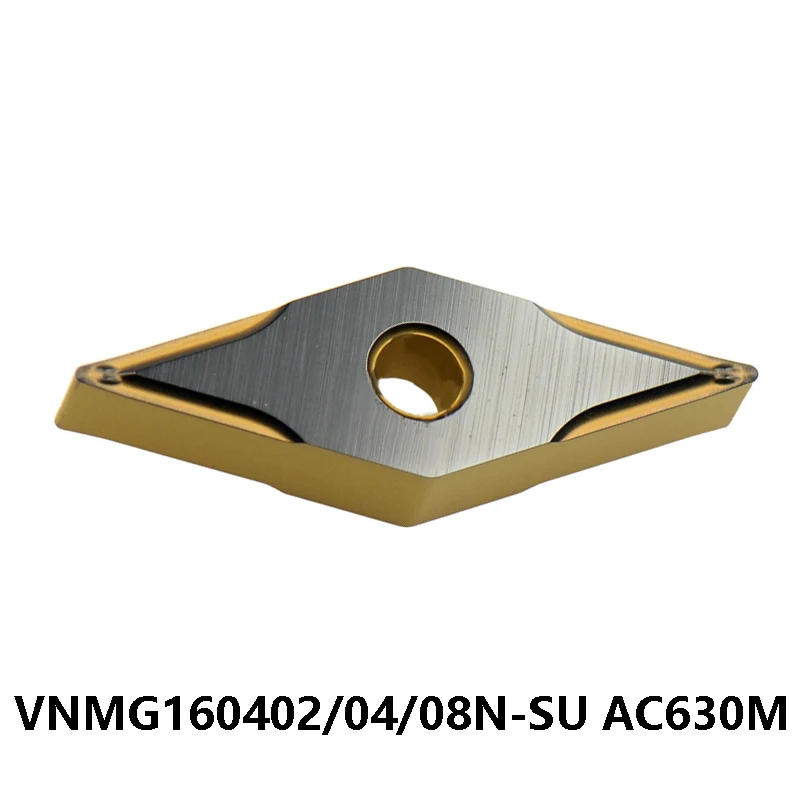 VNMG160408N VNMG160404N 100% Original VNMG VNMG160402 VNMG160404 VNMG160408 N-SU AC630M Carbide Inserts CNC Turning Tools Cutter
