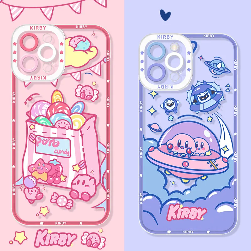 

Lovely Star K-Kirby Soft Silicone Case for Realme 5 6 7 7i 8 8i 9 10 Pro Plus C11 C15 C20 C21 C21Y C31 C35 C55 GT Neo 2 Pro 5 SE