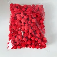 203050 pieces teddy bear of roses 3cm foam wedding party decorative christmas decor for home diy gifts box artificial flowers