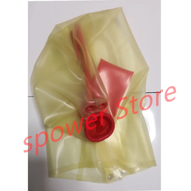 Натуральный латекс латексные капюшоны на всю голову резиновая маска фетиш для