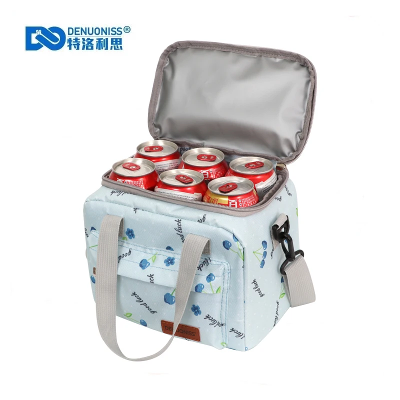 Bag Insulation Bag Can Hold 9 Cans Of Coke Leak-proof Outdoor Picnic Food Storage Bento Bag