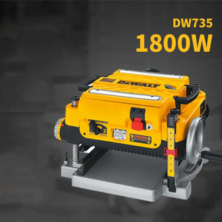 

Строгальный станок DW735, многофункциональный бытовой небольшой односторонний настольный автоматический строгальный станок, Электрический строгальный станок для деревообработки