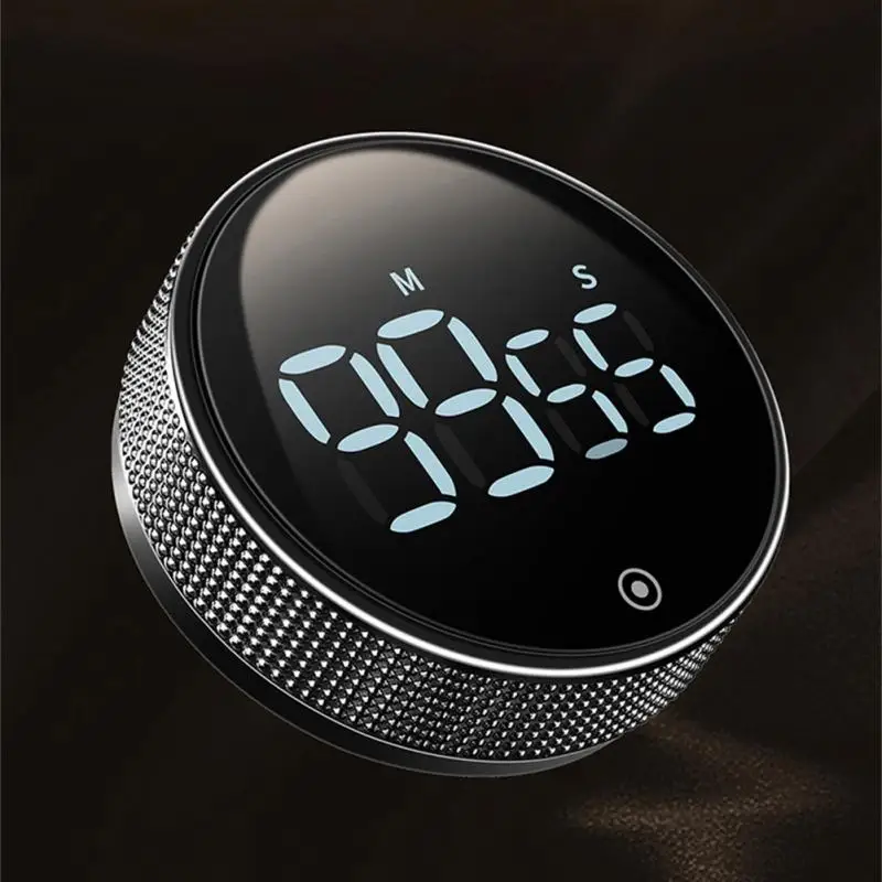 

Round Digital Timer Stopwatch HD LED Electronic Studying Meditation Fitness Countdown Alarm Kitchen Gadget Home Supplies
