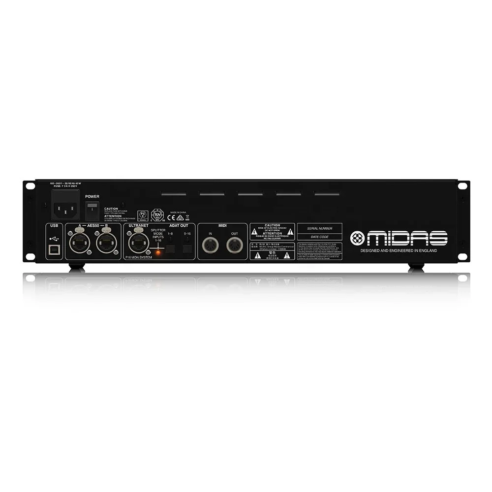 Midas M32 Live Digital Mixer + DL16 Stage Box Bundle Аудио Звуковое оборудование Pa System Studio Console