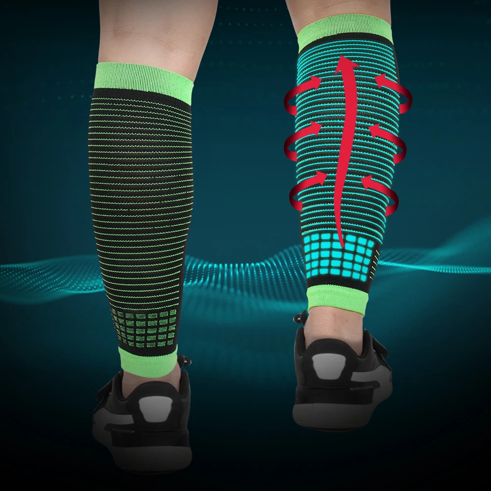 Compression Legwarmer Sleeves Muscle Protection Breathable Running Basketball Soccer Marathon Football Leg Guard Gear Men Women