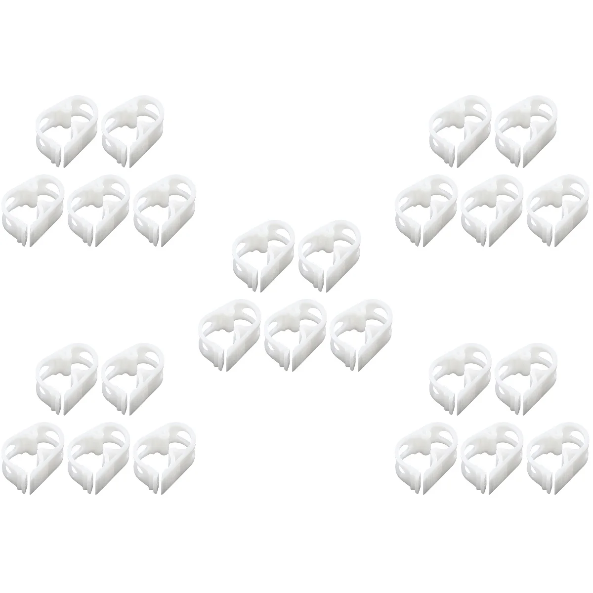 

25 pcs Flow Control Hose Clamp Plastic Hose Clamp Shut Off Hose Clamp Tube Clamp