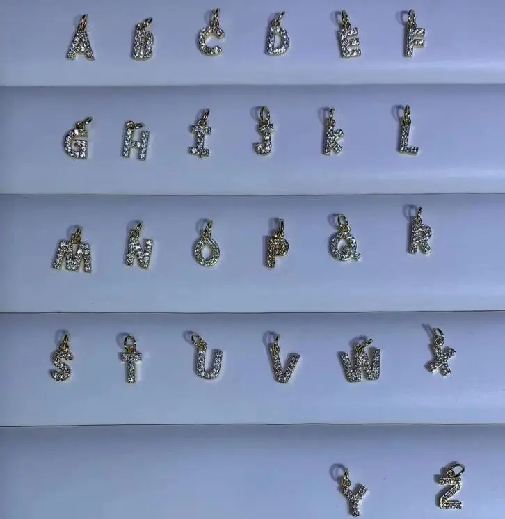 

1 шт. 26 кубический циркон Золотое инициальное ожерелье с кубическим цирконием ожерелье с маленькими белыми буквами ожерелье с именем ювелир...