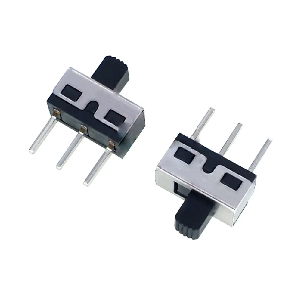 

10PCS SS12D10 SS12D11 Toggle Switch 3Pins Straight Feet 1P2T Handle High 5mm Spacing Of 4.7mm 3A 250V SS12D10G5