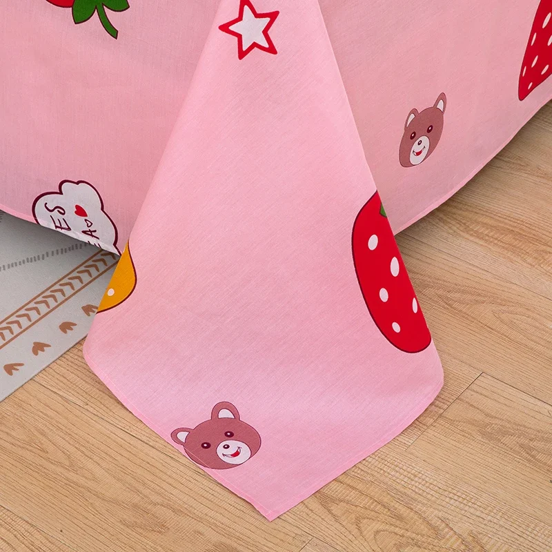 Простыня Kawaii Fruit Strawberry с 2-мя наволочками хлопковая простыня рисунком комплект