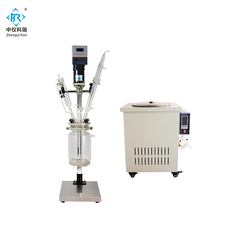 

Lab Vacuum Distillation small Double Layer Glass Reactor