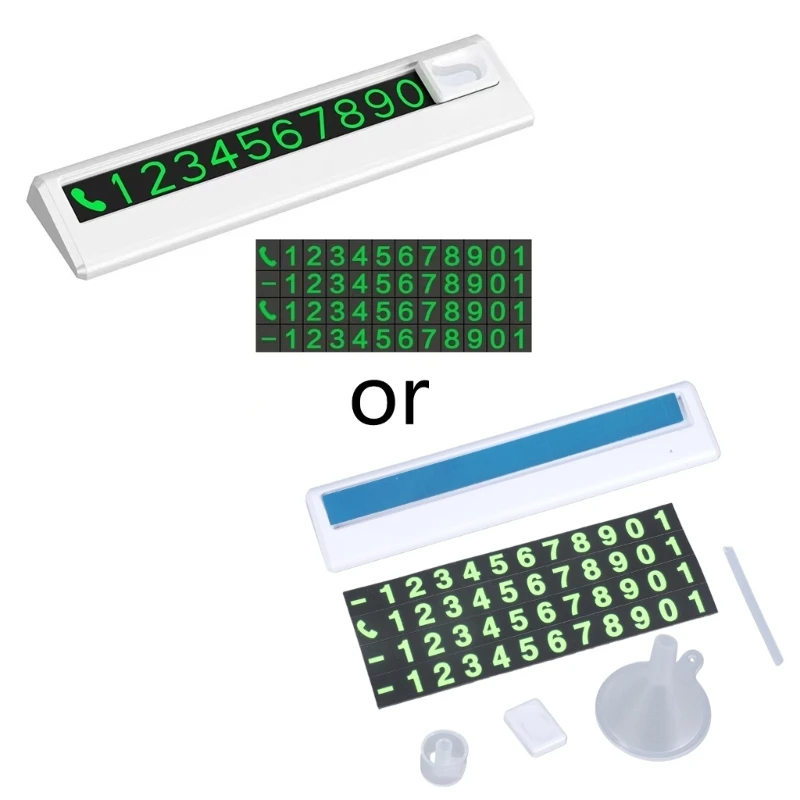 

Украшение приборной панели с номером парковки, временный знак остановки для мобильного телефона для легкой автомобиля