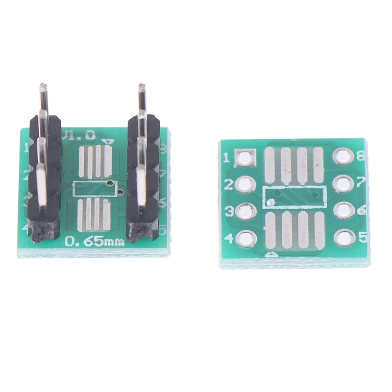 

5/10 Pcs TSSOP8 SSOP8 SOP8 To DIP8 PCB SOP-8 SOP Transfer Board DIP Pin Board