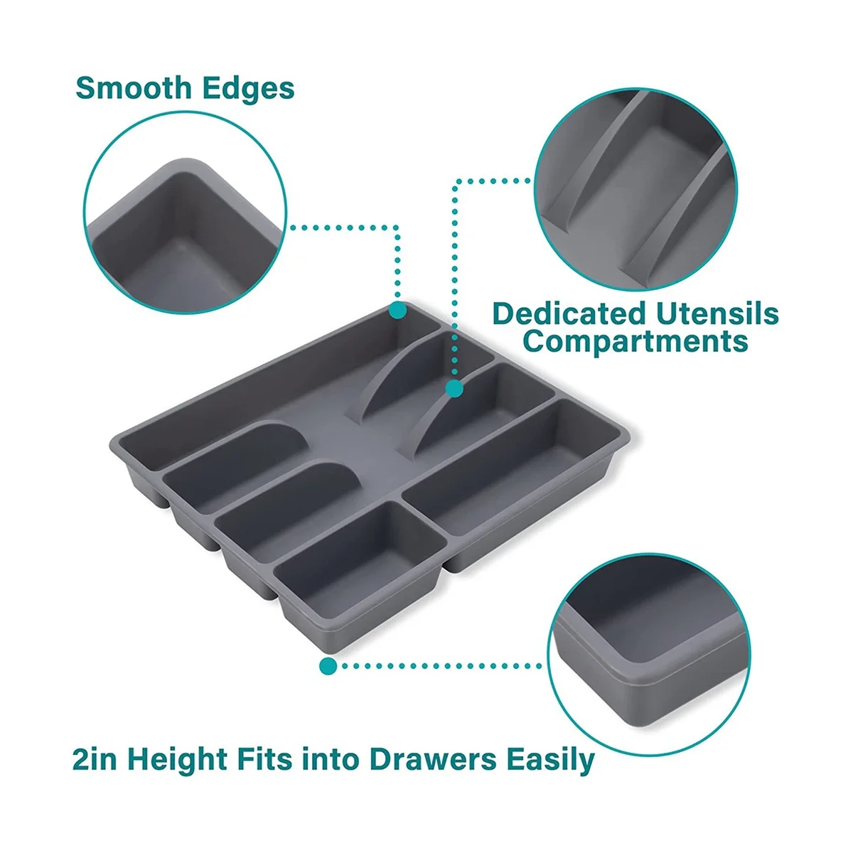Ящик для кухонного ящика органайзер столовых приборов поднос детской одежды
