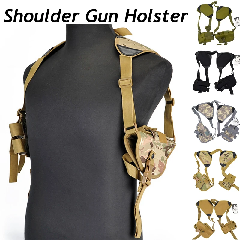 

Concealed Carry Tactical Shoulder Gun Holster - Works Great for 1911 Revolvers Pistols Handgun Holsters