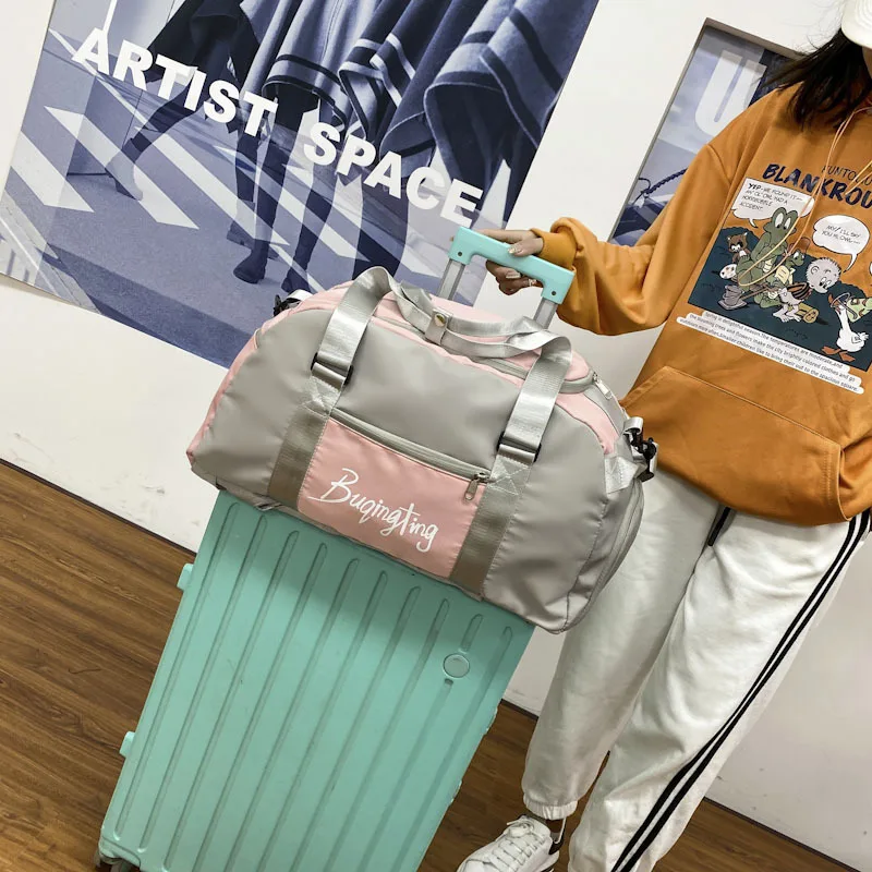 Fitness Gym Bag Sports Backpacks For Women Female Beach Travel Luggage Handbag Yoga Duffel Large Shoulder Training Weekend Bag