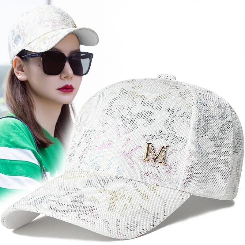 2022 Sun Hat for Women Ladies Female Girl Baseball Cap Summer Sports Hat Fashion Luxury Brand Breathable Snapback Trucker Hat