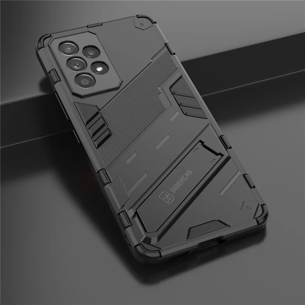 

Galaxy A53 5G Case Armor Cyber Shockproof Cover For Samsung Galaxy A53 A73 A33 5G 2022 Slim Stand Holder Coque A 53 33 73