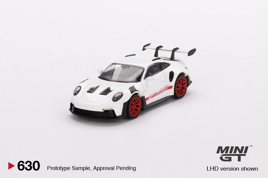 

** Предзаказ ** MINI GT 1:64 911 (992) GT3 RS белая литая модель автомобиля