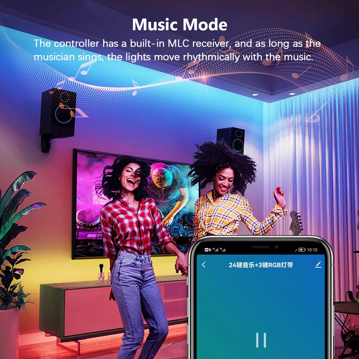 Светодиодная лента с поддержкой Wi-Fi 220 В переменного тока |