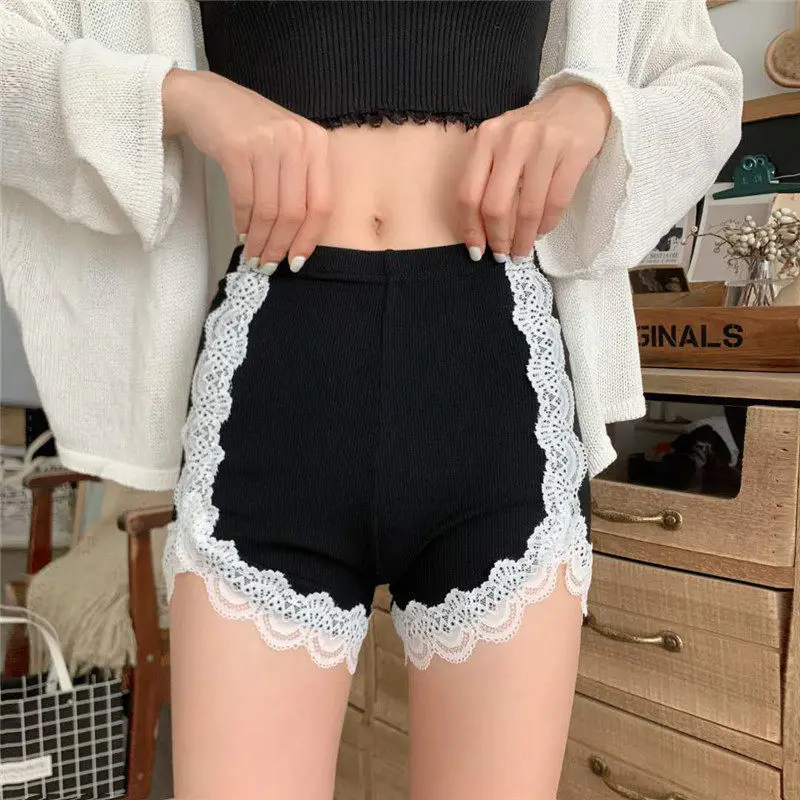

Women's Safety Pants Anti-glare Lady Lace Panties Girls Shorts Summer Underpants Beautiful Bottoms Outdoor Home Female Intimates
