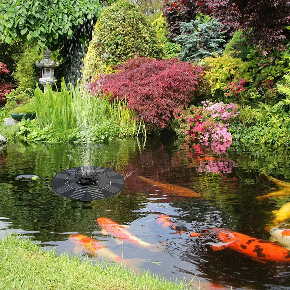 

Floating Solar Fountain Garden Waterfall Fountain Pool Decoration Fountain Water Pond Pump Solar Bath Panel Powered Bird Ga I6Y0