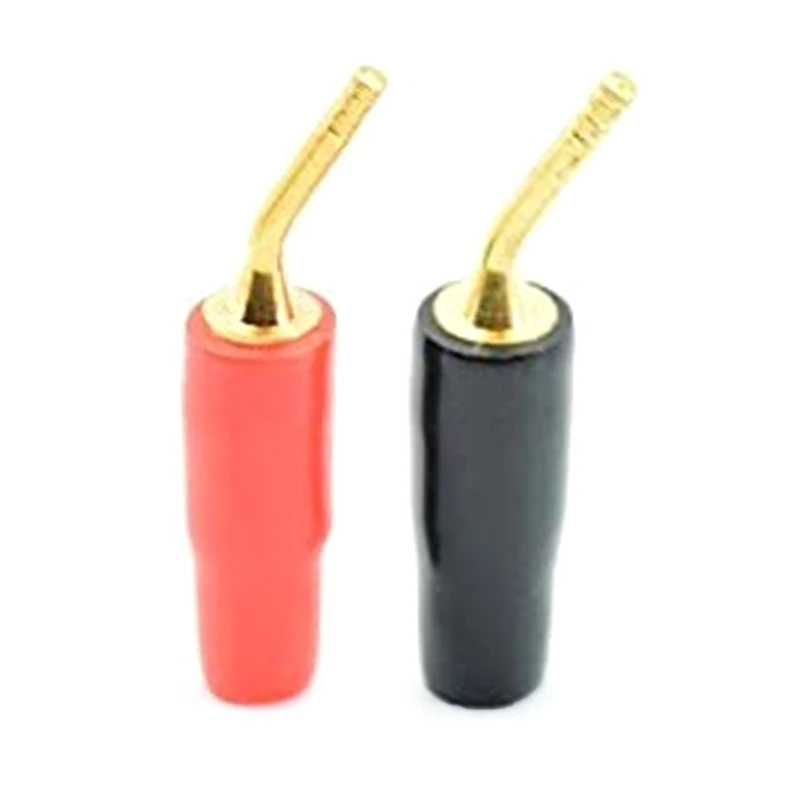 

69HA 2MM Pure Copper Gold Plated Banana Plug Connector Metal For Music Speaker