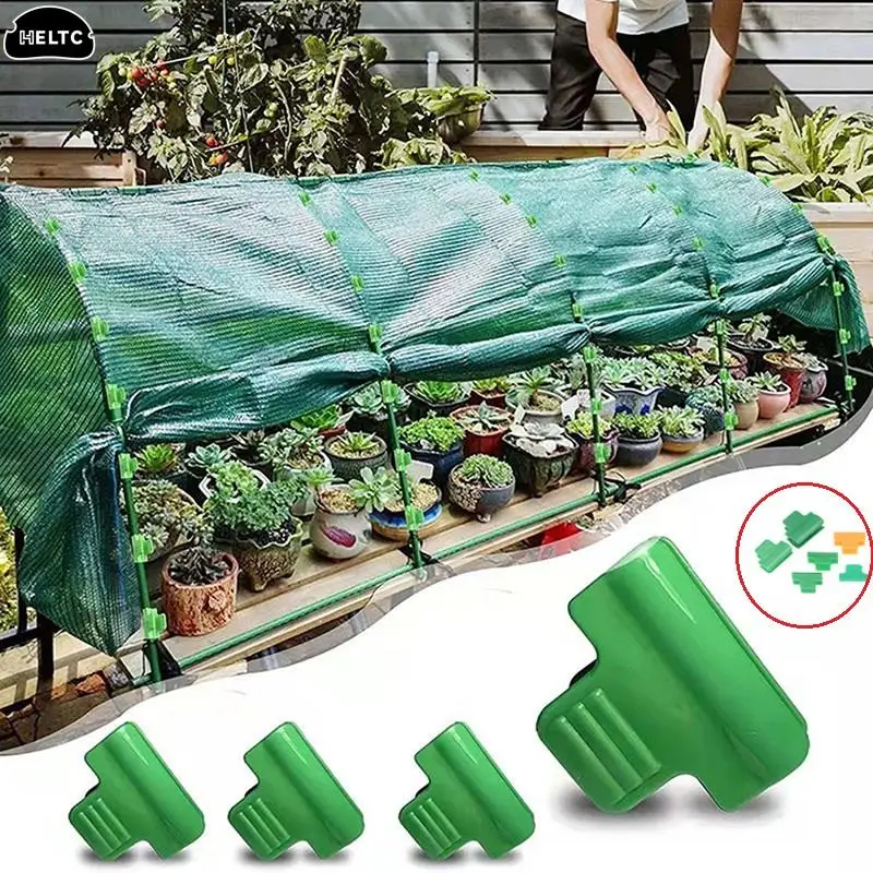 

Greenhouse Clamps Clips 10Pcs Plant Stakes Pipe Clamps For Outer Diameter Shed Film Row Cover Shading Netting Tunnel Hoop Clips