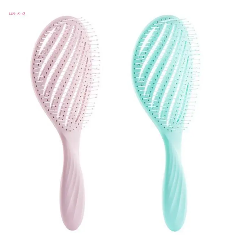 

51BC ​Hollow Out Hair Brush Professional Curved Vent Styling Hair Brush for Women Me