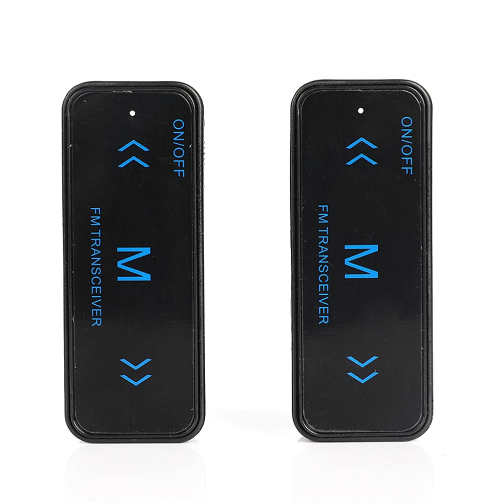 Mini Business Two-Way Radio Portable Interphone Walkie Talkie with USB Power Supply & Earpieces for Hotel Mall 2PCS/set