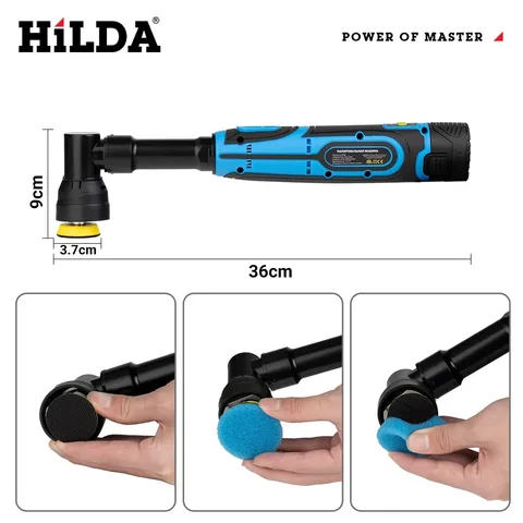 HILDA Мини бесщеточный полировальный станок синий