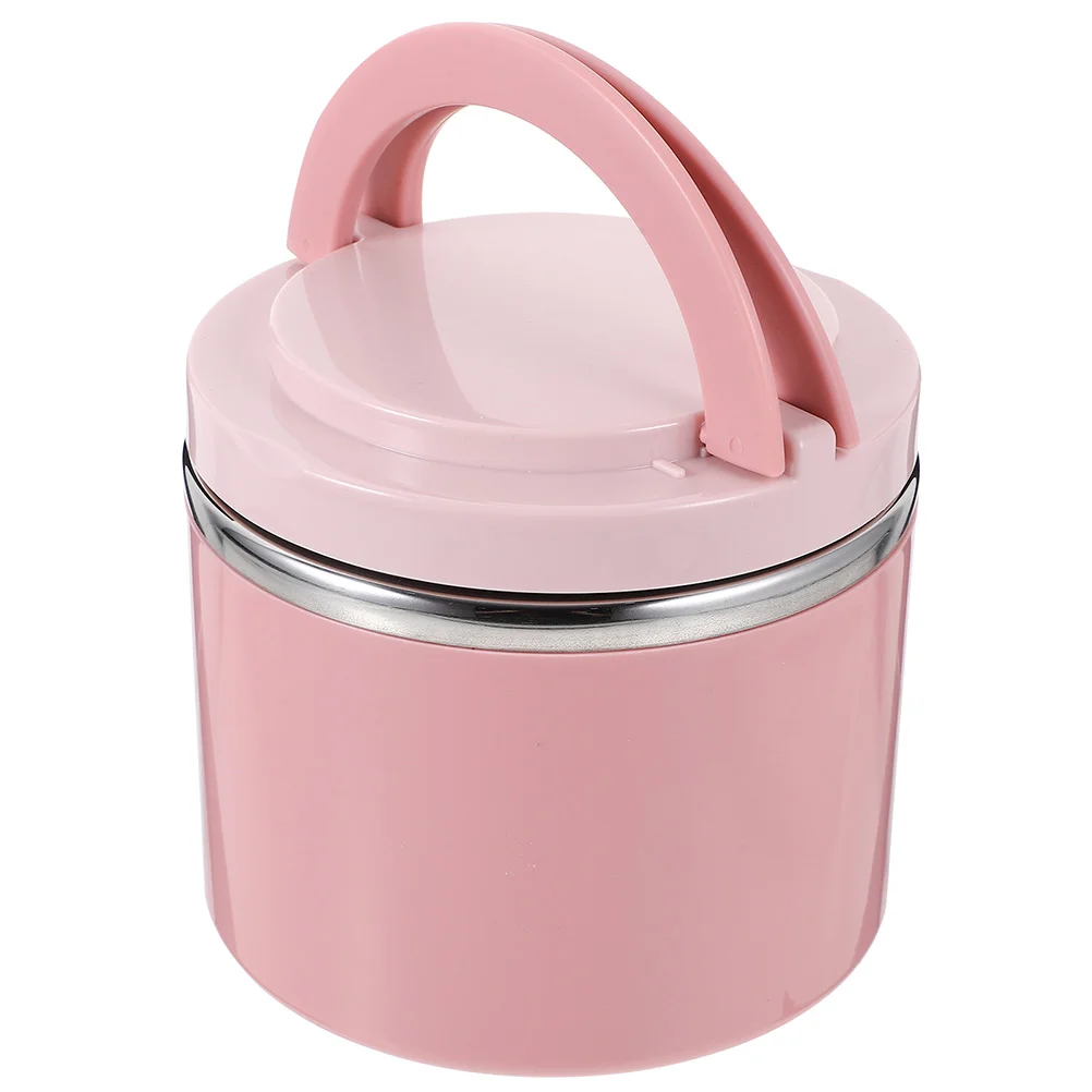 

Breakfast Cup Insulated Convenient Porridge Thermal Soup Leakproof Insulation Cups Stainless Steel Containers Lids