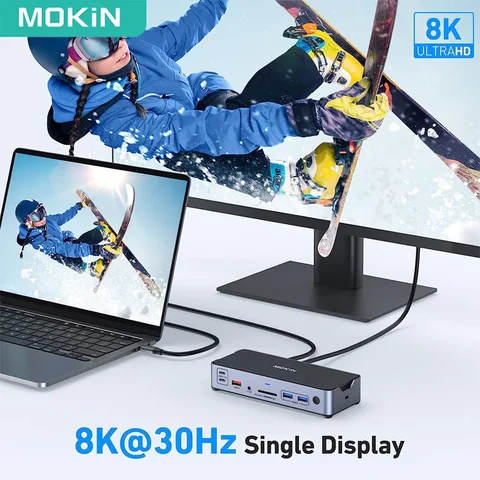 MOKiN 15 в 1 Док-станция USB C