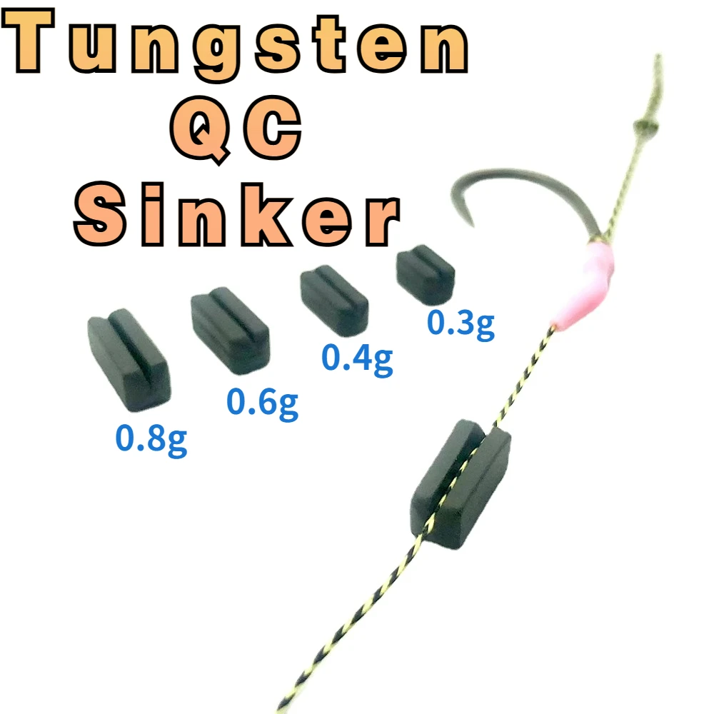 

Carp Fishing Accessories Tungsten Quick Change Line Sinker of Hook Links Weights Hair Rig Putty for Chod Rig Terminal Tackle