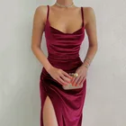 Женское вечернее бархатное платье средней длины, элегантное облегающее платье без рукавов с открытыми плечами и открытой спиной, клубные платья, лето 2022