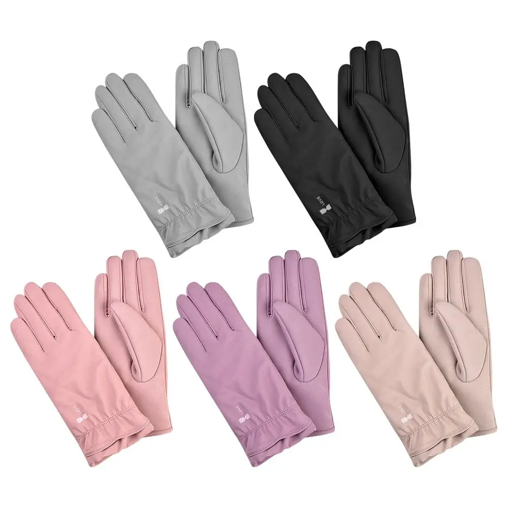 

Touch Screen Warm In Winter Velvet Thickened Waterproof Full Finger Cycling Driving Gloves Mittens Ladies' Gloves