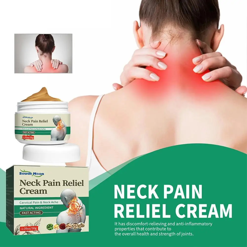 

Cervical Pain Relief Cream Joint Treatment Cream Effective Relieve Spine Knee Sprain Strain Muscle Pain Wormwood Herbal Ointment