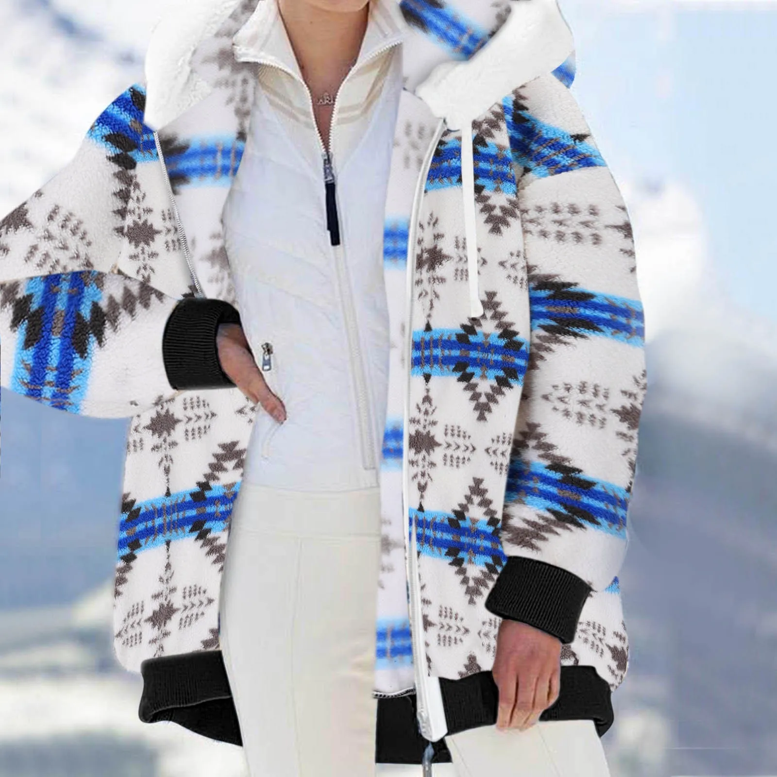 

Женское длинное пальто, теплый мягкий модный топ, Повседневная Верхняя одежда на молнии с длинным рукавом для женщин, женская маленькая кур...