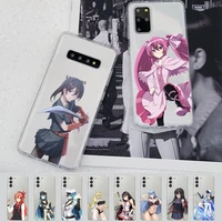 yndfcnb akame ga kill phone case for samsung s20 s10 lite s21 plus for redmi note8 9pro for huawei p20 clear case