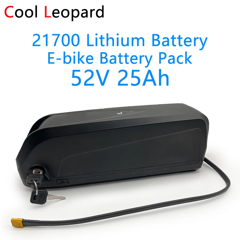 

New 21700 52V 25Ah E-Bike Battery Pack,for Hailong BBS02 BBS03 BBSHD Electric Mountain Bike Lithium Ion Battery,Built-in BMS