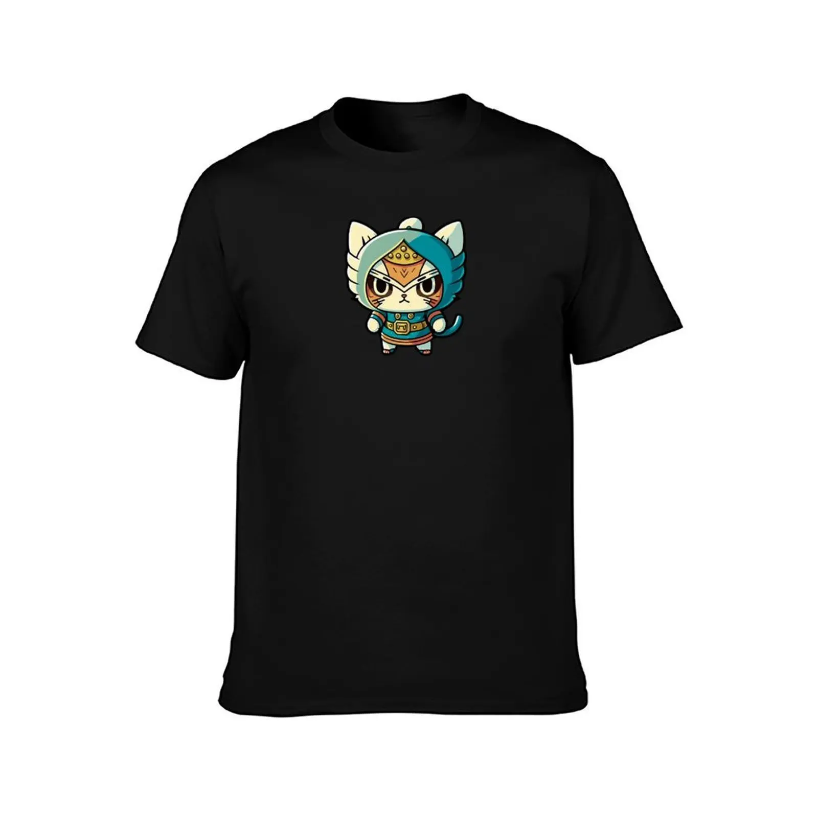 Фото Футболка Lucha Libre Cats Mexican Wrestling Anime Cats Kawaii Cats Chibi Lucha Libre 63 La Manta, большие размеры, базовая модель №2