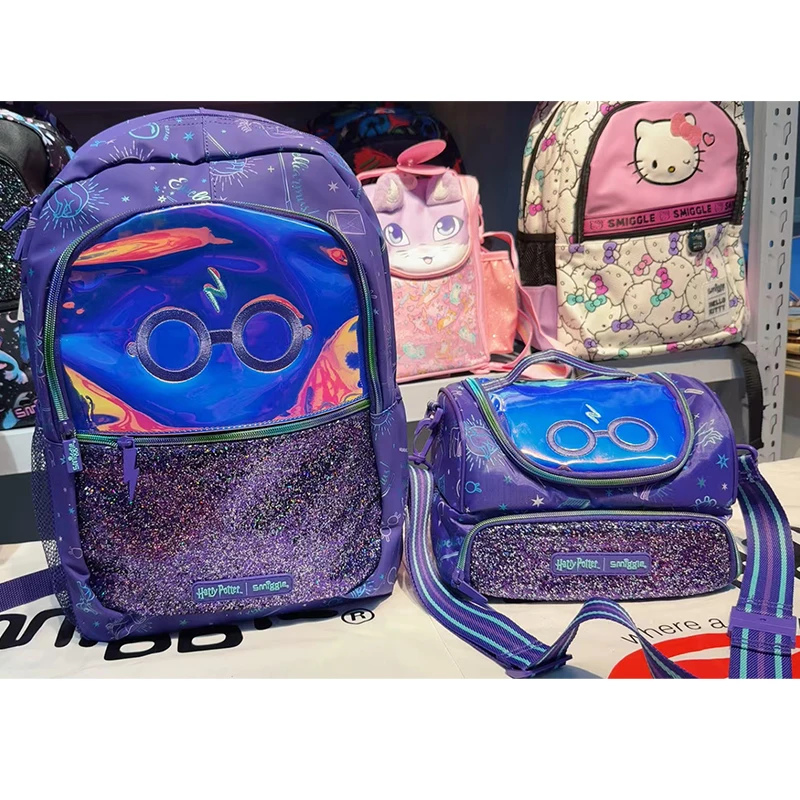 Австралийская школьная сумка Smiggle ручная для ланча рюкзак большой емкости обеда