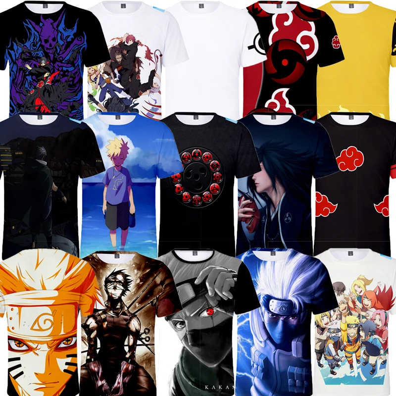 

Naruto Kakashi Sharingan Tshirts Family Designer New Fashion Plus Size 3xl T Shirt for Men Sunlight Summer Top Loose Trend