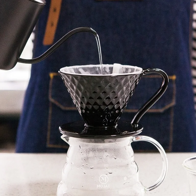 

Coffee Tools Coffee Filter Cup 2022 New Arrival Black Filter Pour Over Coffee Dripper Coffeeware Filters Classic Design