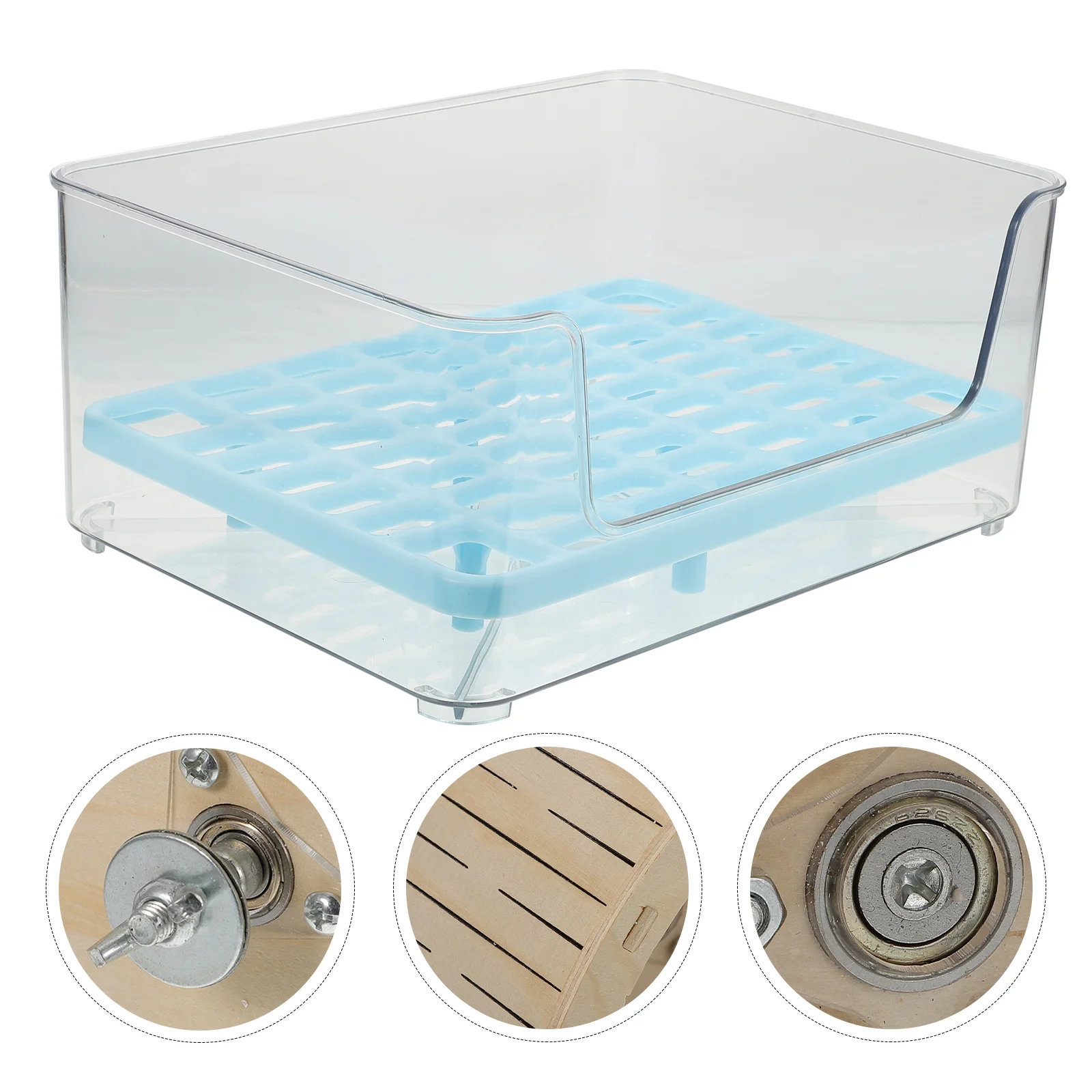 

Clear Rabbit Potty Toilet Bunny Potty Trainer Corner Plastic Bunny Toilet