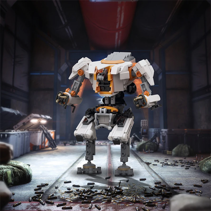 Buildmoc игра титанолз суперпризрак ронин механическая мощность набор строительных