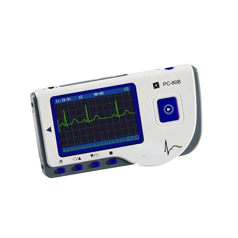 

Factory direct Simple operation self-check wireless connection remote health handheld monitor ECG monitor