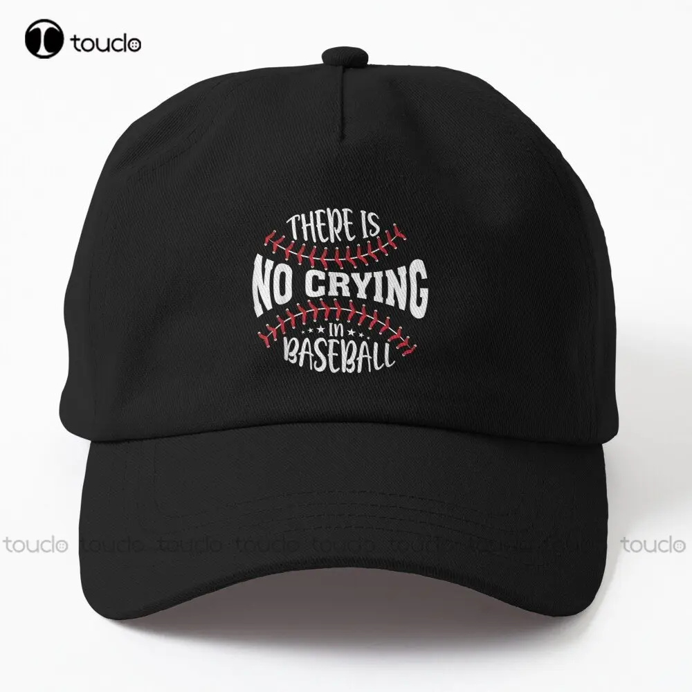 

There Is No Crying In Baseball Dad Hat A League Of Their Own Rockford Peaches Snapback Hats For Men Street Skateboard Unisex